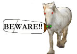Horse is a alien